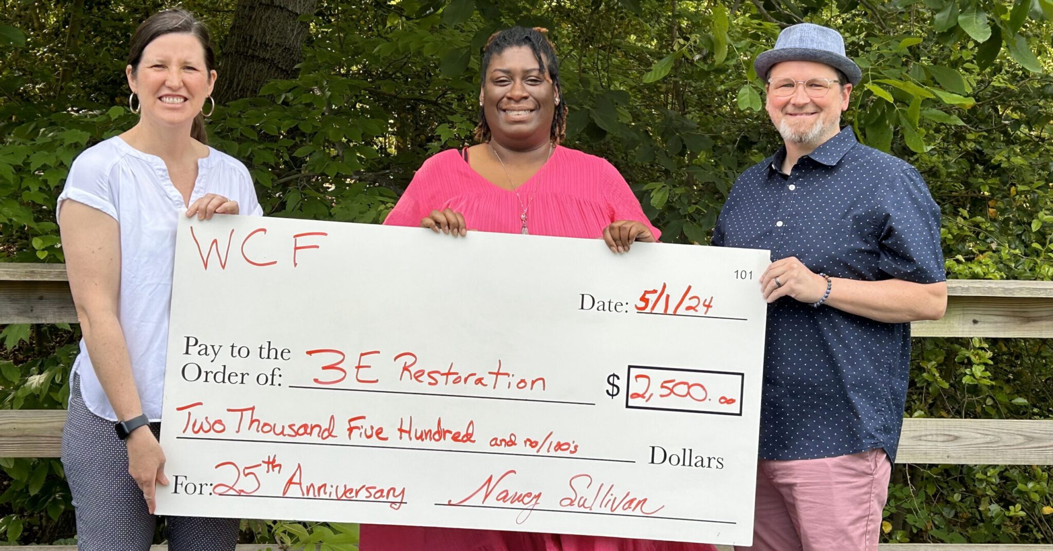 WCF Awards Surprise Grant to 3e Restoration - WCF